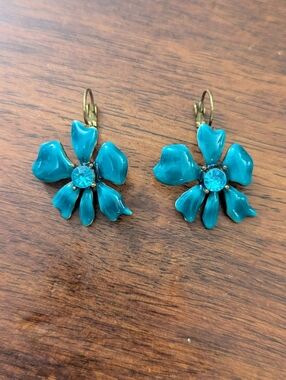 Flower Clip On Earrings